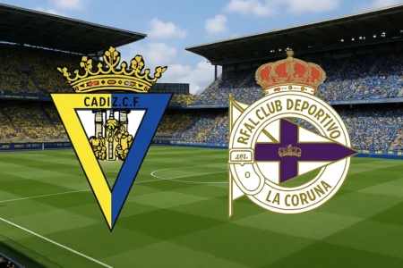 Cádiz VS Deportivo La Coruña